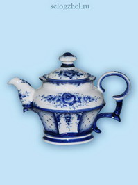 гжельский чайник гжельский чайник
