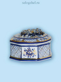 шкатулка гжельская шкатулка гжельская
